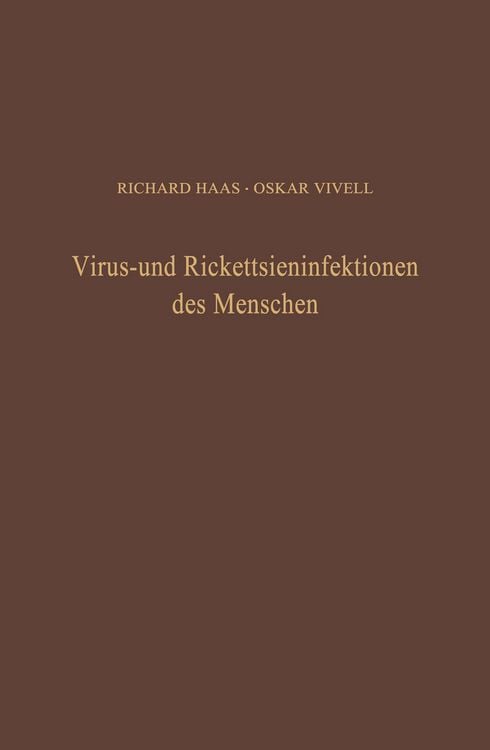 Produktbild: Virus- und Rickettsieninfektionen des Menschen