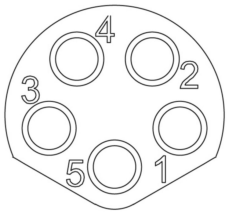 Produktbild: TRU COMPONENTS TC-13751960 Anschlussleitung M8 x 1 Buchse, gerade 5m Polzahl Sensoren: 5 1St.