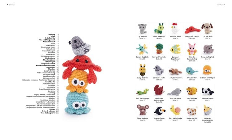 Produktbild: Die Mini-Amigurumi-H&auml;kelschule