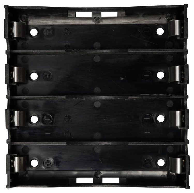 Produktbild: TRU COMPONENTS TC-13220720 Batteriehalter 4x 18650 Kontaktpole (L x B x H) 78 x 79 x 21mm