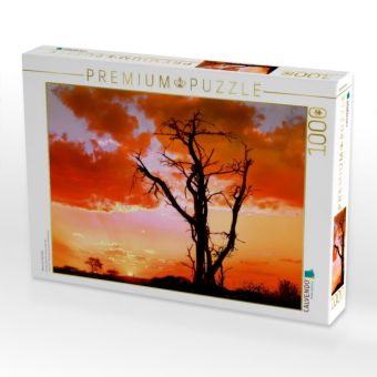 Produktbild: CALVENDO Puzzle Abend in Namibia | 1000 Teile Lege-Gr&ouml;&szlig;e 64x48cm Foto-Puzzle f&uuml;r gl&uuml;ckliche Stunden