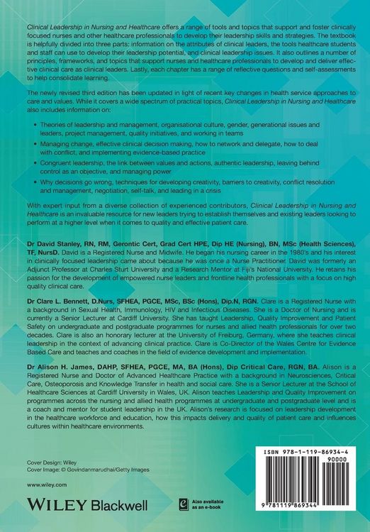 Produktbild: Clinical Leadership in Nursing and Healthcare