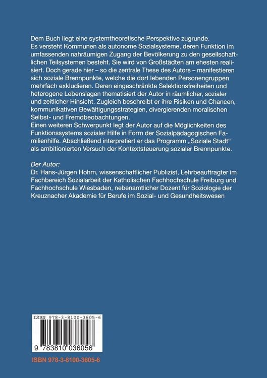 Produktbild: Urbane soziale Brennpunkte, Exklusion und soziale Hilfe