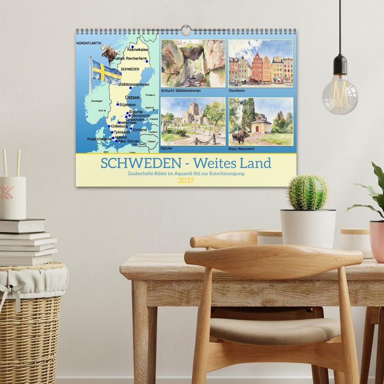 Produktbild: Schweden - Weites Land (Wandkalender 2027 DIN A3 quer), CALVENDO Monatskalender