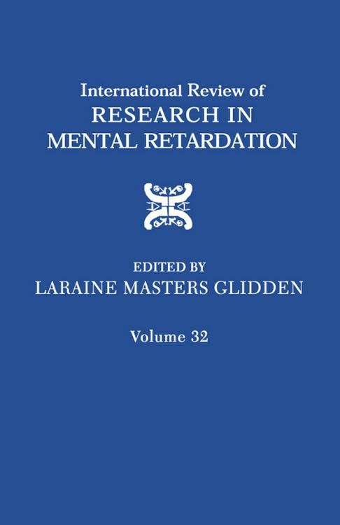 Produktbild: International Review of Research in Mental Retardation