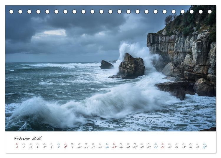Produktbild: Naturgewalten und stille Wunder (Tischkalender 2026 DIN A5 quer), CALVENDO Monatskalender
