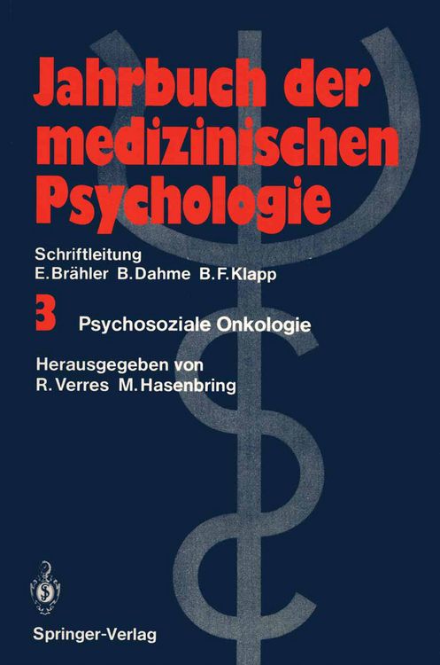 Produktbild: Psychosoziale Onkologie