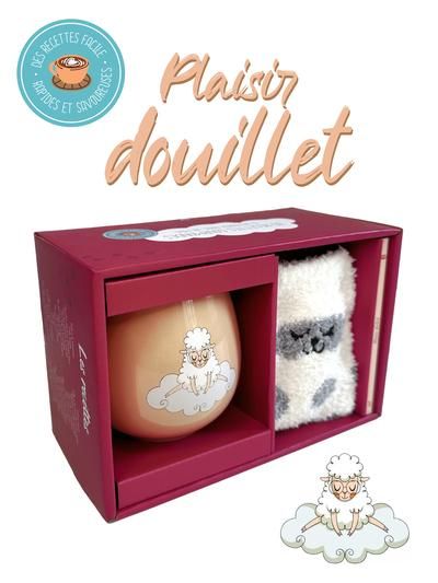 Produktbild: Coffret Mug & Chaussettes Plaisir Douillet 28 Recettes Gourmandes