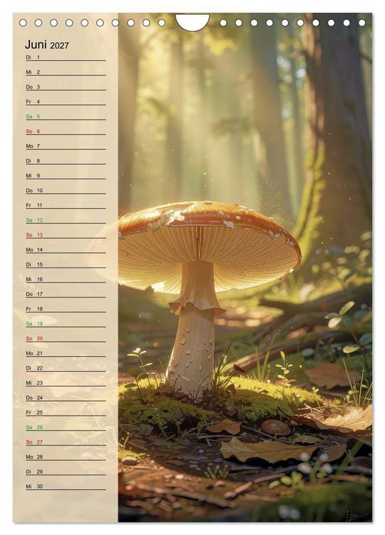 Produktbild: Pilze wie im M&auml;rchen (Wandkalender 2027 DIN A4 hoch), CALVENDO Monatskalender