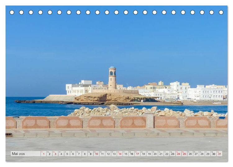 Produktbild: Oman - Historische Perle des Orients (Tischkalender 2026 DIN A5 quer), CALVENDO Monatskalender