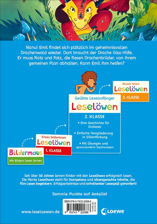 Produktbild: Lesel&ouml;wen 2. Klasse - Reise in den Wald der Drachen