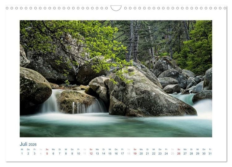Produktbild: Korsika 2026 (Wandkalender 2026 DIN A3 quer), CALVENDO Monatskalender