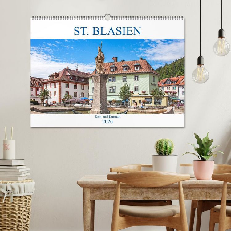 Produktbild: St. Blasien - Dom- und Kurstadt (Wandkalender 2026 DIN A2 quer), CALVENDO Monatskalender