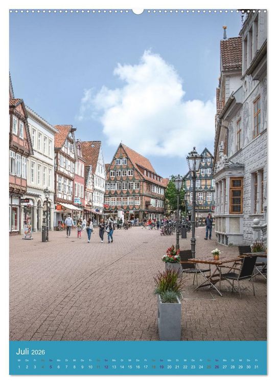 Produktbild: Celle in Niedersachsen (Wandkalender 2026 DIN A2 hoch), CALVENDO Monatskalender