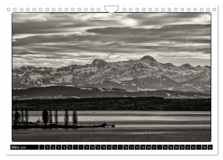 Produktbild: Boden-Seen-Sucht (Wandkalender 2026 DIN A4 quer), CALVENDO Monatskalender