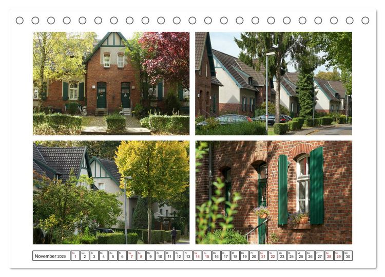 Produktbild: Gartenst&auml;dte im Ruhrgebiet (Tischkalender 2026 DIN A5 quer), CALVENDO Monatskalender