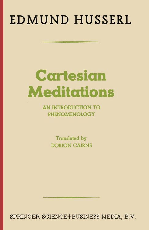 Produktbild: Cartesian Meditations