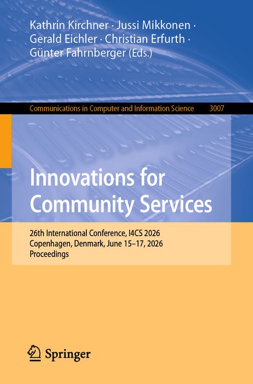 Produktbild: Innovations for Community Services