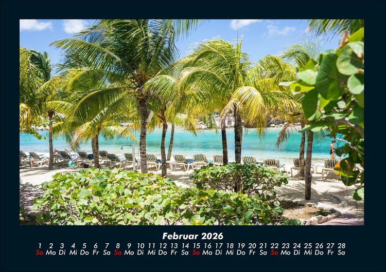 Produktbild: Karibik 2026 Fotokalender DIN A4