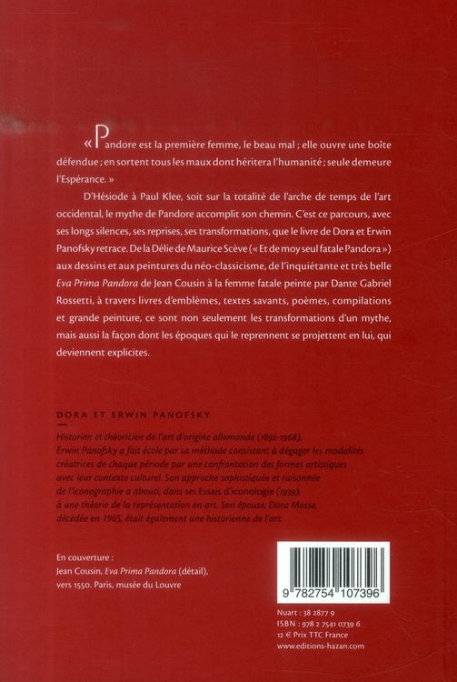 Produktbild: La Boite de Pandore ; les Metamorphoses D'Un Symbole Mythique
