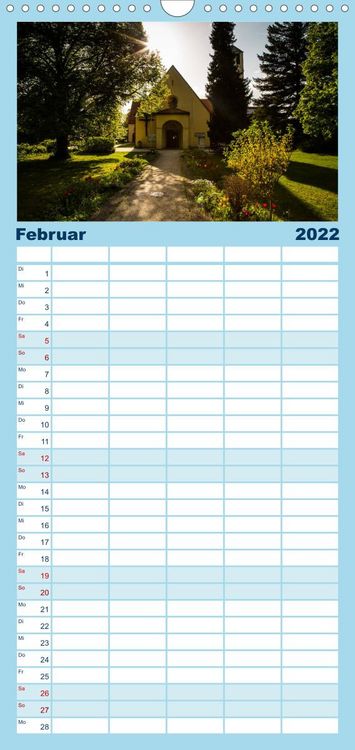 Produktbild: Familienplaner Unterhaching (Wandkalender 2022 , 21 cm x 45 cm, hoch)