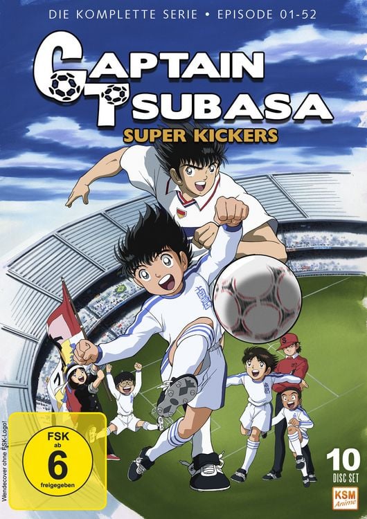Produktbild: Captain Tsubasa - Super Kickers - Gesamtedition Folgen 1-52 [10 DVDs]