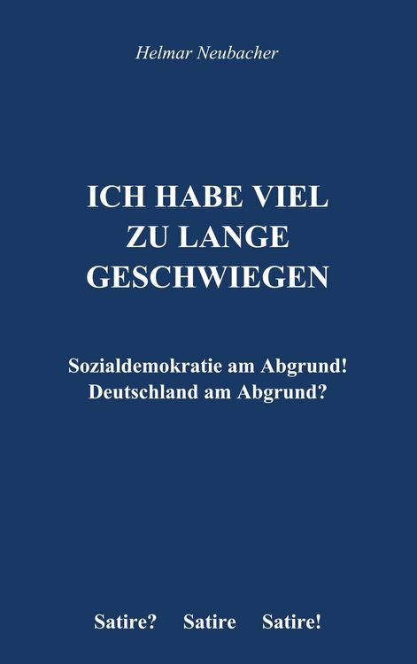 Produktbild: Ich habe viel zu lange geschwiegen