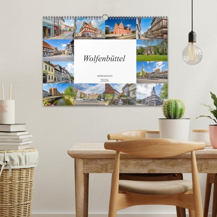 Produktbild: Wolfenb&uuml;ttel Impressionen (Wandkalender 2026 DIN A3 quer), CALVENDO Monatskalender