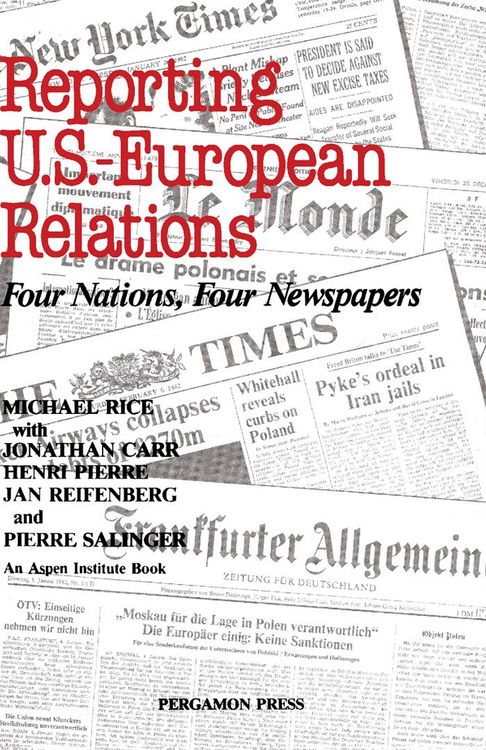 Produktbild: Reporting U.S.-European Relations