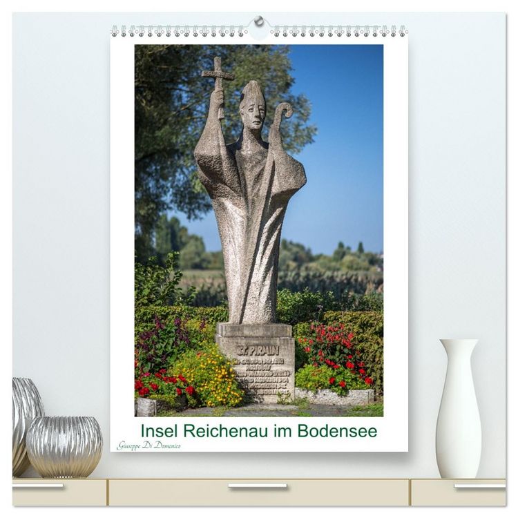 Produktbild: Insel Reichenau im Bodensee (hochwertiger Premium Wandkalender 2026 DIN A2 hoch), Kunstdruck in Hochglanz