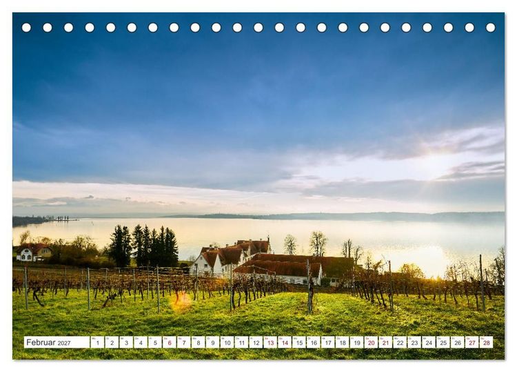 Produktbild: &Uuml;berlingen - Oase am Bodensee (Tischkalender 2027 DIN A5 quer), CALVENDO Monatskalender