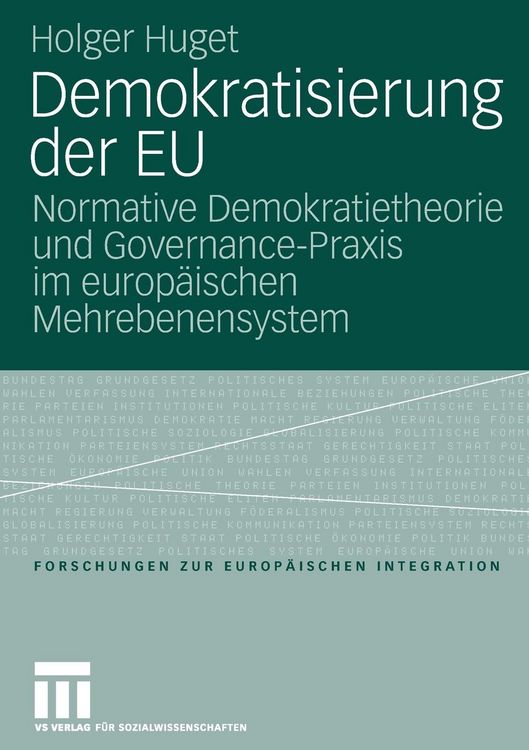 Produktbild: Demokratisierung der EU