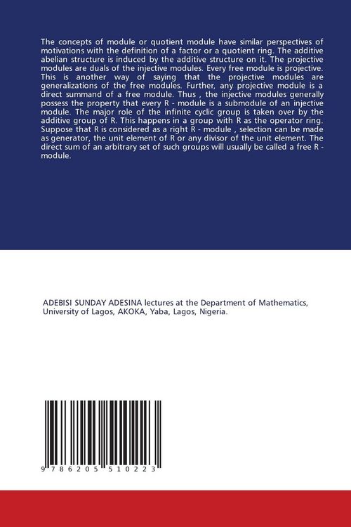 Produktbild: INTRODUCTION TO THE THEORY AND STRUCTURES OF MODULES