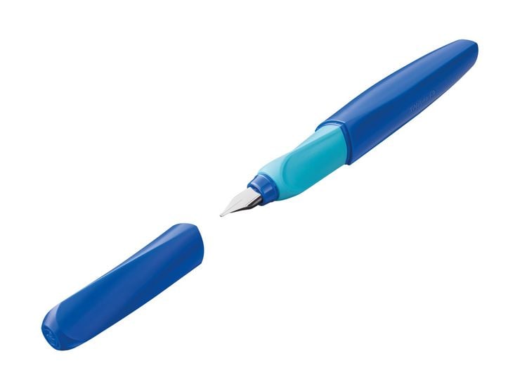 Produktbild: Pelikan F&uuml;llhalter Twist, Deep Blue, Feder F, Rechts- und Linksh&auml;nder