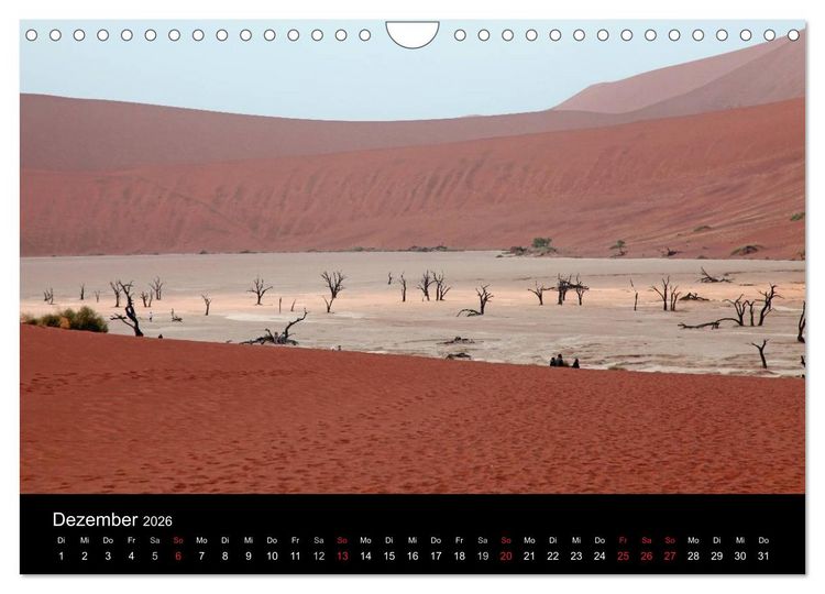 Produktbild: Eindr&uuml;cke aus Namibia (Wandkalender 2026 DIN A4 quer), CALVENDO Monatskalender