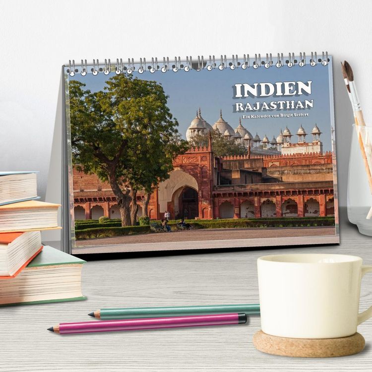 Produktbild: Indien, Rajasthan (Tischkalender 2026 DIN A5 quer), CALVENDO Monatskalender