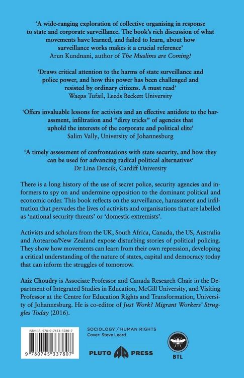 Produktbild: Activists and the Surveillance State