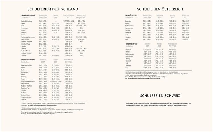 Produktbild: Kombitimer schwarz gro&szlig; 2027
