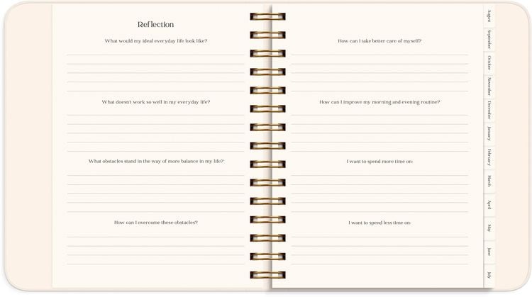 Produktbild: Life Planner Pastel flowers 26/27