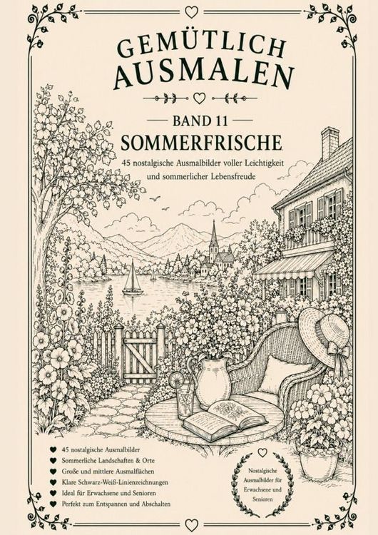 Produktbild: Gem&uuml;tlich ausmalen / Gem&uuml;tlich ausmalen - Sommerfrische