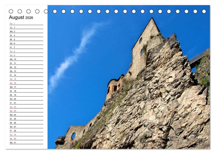 Produktbild: Tschechien - Die Burg Strekov (Tischkalender 2026 DIN A5 quer), CALVENDO Monatskalender