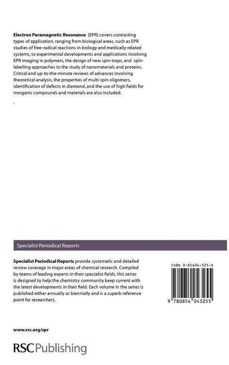Produktbild: Electron Paramagnetic Resonance