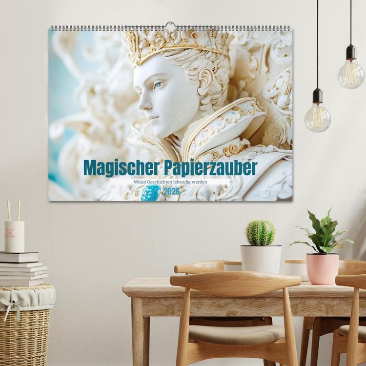 Produktbild: Magischer Papierzauber (Wandkalender 2026 DIN A2 quer), CALVENDO Monatskalender