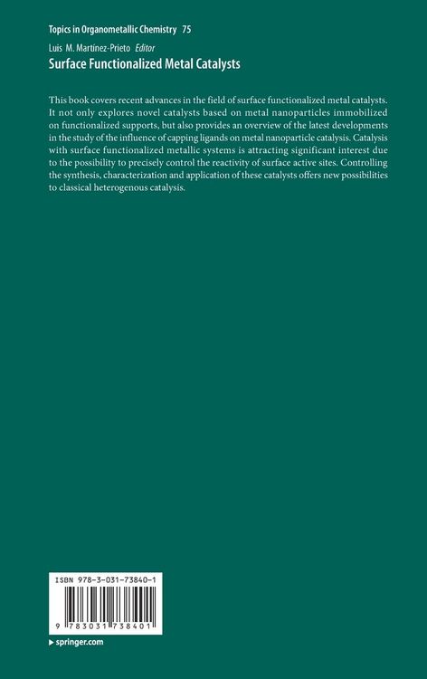 Produktbild: Surface Functionalized Metal Catalysts