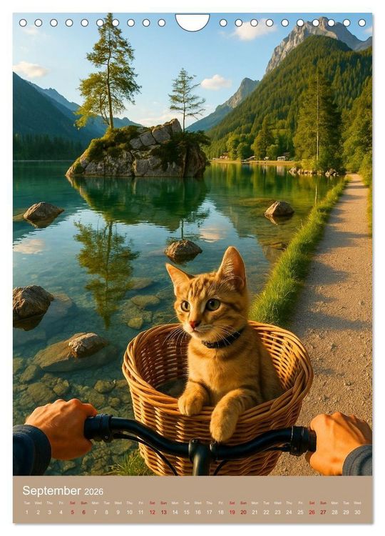 Produktbild: Cycling in Germany (Wall Calendar 2026 DIN A4 portrait), CALVENDO 12 Month Wall Calendar