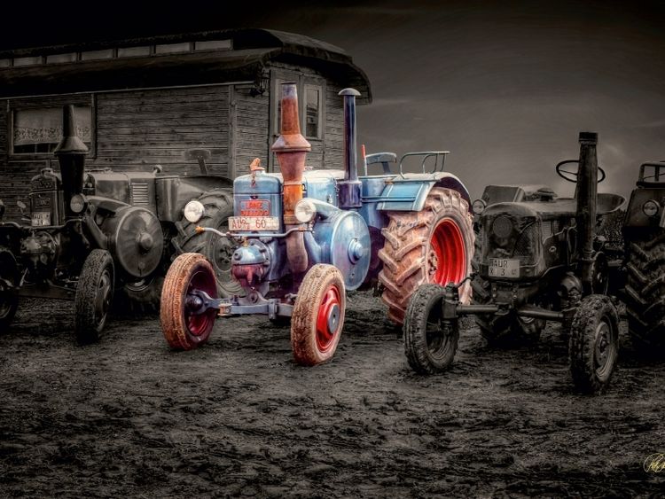 Produktbild: Oldtimer Traktoren Lanz-Bulldog (Puzzle)