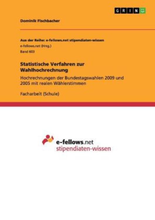 Bild vom Artikel Statistische Verfahren zur Wahlhochrechnung vom Autor Dominik Fischbacher