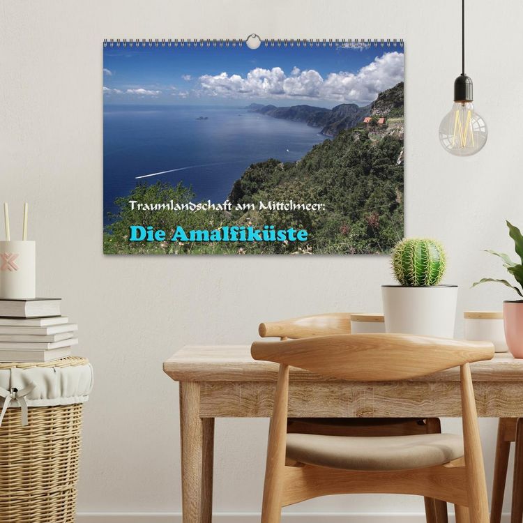 Produktbild: Traumlandschaft am Mittelmeer: Die Amalfik&uuml;ste (Wandkalender 2026 DIN A3 quer), CALVENDO Monatskalender