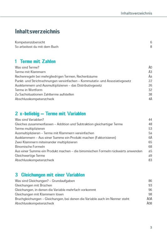 Produktbild: Klett Ich kann Mathe Terme und Gleichungen 7./8. Klasse