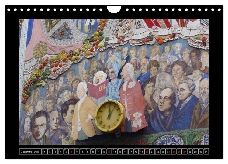 Produktbild: Zeit-Anzeige (Wandkalender 2026 DIN A4 quer), CALVENDO Monatskalender
